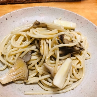 エリンギと舞茸のパスタ